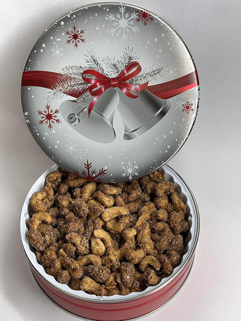 Divinity by Dave Cinnamon Roasted Nuts Gift Tin (Cashews, 1 Pound)