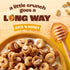 24 oz Cheerios Oat Crunch Oats 'N Honey Breakfast Cereal, Made with Whole Grain, Family Size