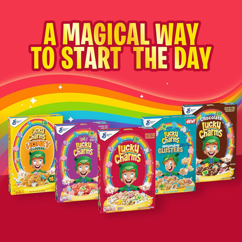 23 oz Lucky Charms Breakfast Cereal, Gluten Free Cereal