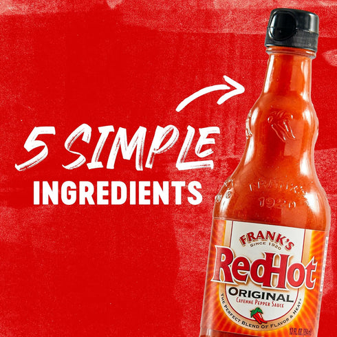 12 oz (Pack 12) Frank's RedHot Original Hot Sauce, fl