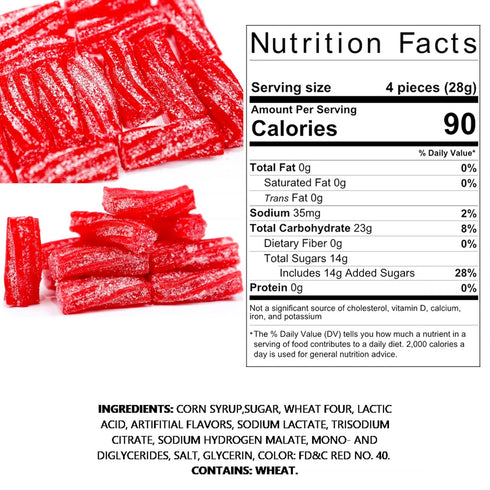 Smarty Stop Gummy Gummies 2 (Pack 1)) Sour Licorice Twist Bite Candy/Twisteroos Pectin Filled Licorice Sour