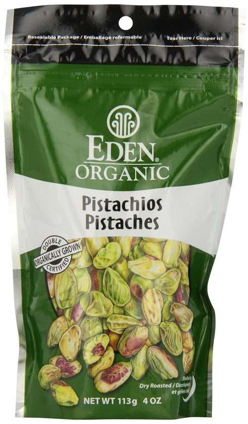EDEN FOODS Organic Pistachios, 4 OZ