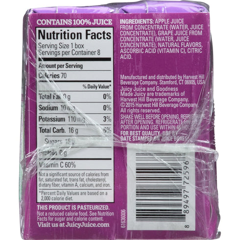 4.23 8 Count (Pack 5) Juicy Juice Grape, Ounce Boxes