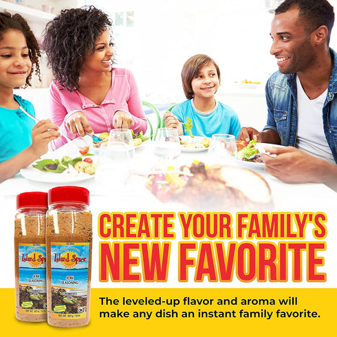 32 Island Spice Jerk Seasoning ounces - Gluten-Free Vegan-Friendly Dry Rub with Real Jamaican Pimento - Authentic Jerk
