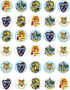 30 x Cupcake Toppers - Wizarding World Inspired Collection of Edible Cake Decorations, Uncut on Wafer Sheet