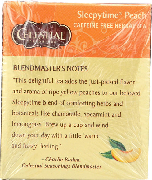 20 Bags2 Celestial Seasonings Herbal Tea Caffeine Free Sleepytime Peach - Tea