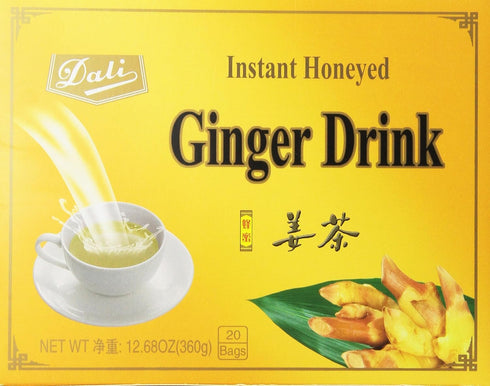 DALI All Natural Instant Honeyed Ginger Drink 20-count Bags