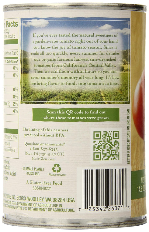 Muir Glen 6 Count Organic Premium Diced Tomatoes