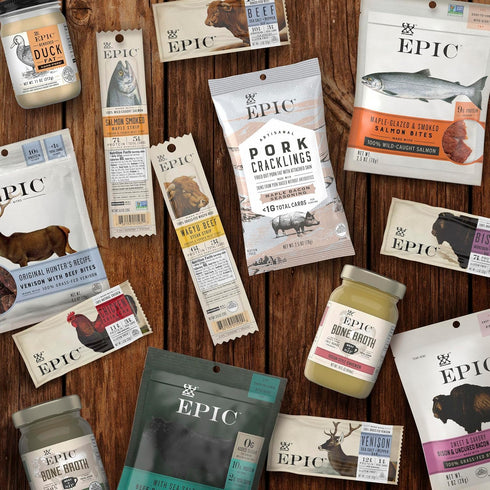 Whole30 12 Count, 15.6 oz EPIC Bars, Beef Jalapeno, Keto and Paleo Friendly, Approved, Gluten Free