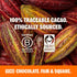75% (10 pack) (2.1oz TCHO Dark Duo Dark Chocolate Bars | Plant Based, Organic & Fair Trade | Non GMO, Non-Dairy, Vegan