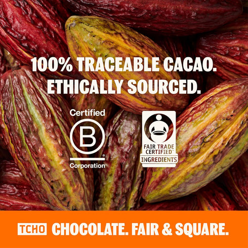 75% (5 pack) (2.1oz TCHO Dark Duo Dark Chocolate Bars | Plant Based, Organic & Fair Trade | Non GMO, Non-Dairy, Vegan