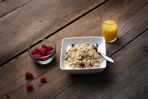 3 Pack 1lb Burl Barley Granola, Cranberry Granola, of Bags, Whole Grain Barley Cereal, Granola with Dried Cranberries