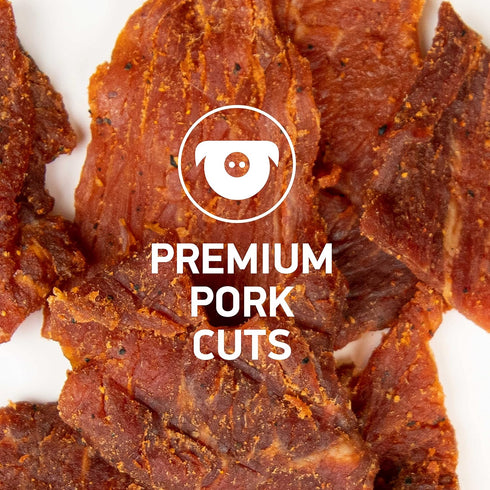 Packed 2.7 (Pack 8) KRAVE All Natural Pork Jerky, Black Cherry BBQ - Protein Snacks Roasted for Maximum Flavor