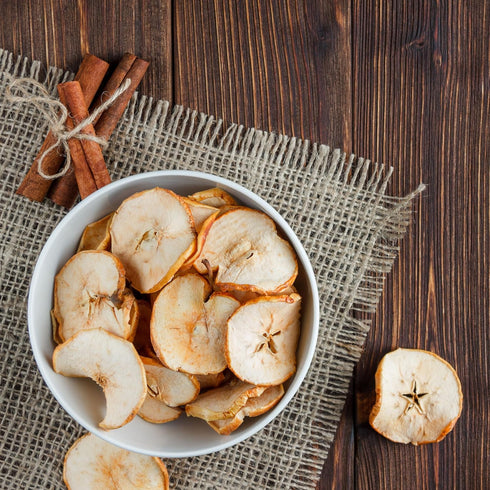 2.5 OZ (71 100% Premium Dried Apple Slices Dehydrated Apples g) - Natural Gluten Free Fruit Snacks Made in US Dried