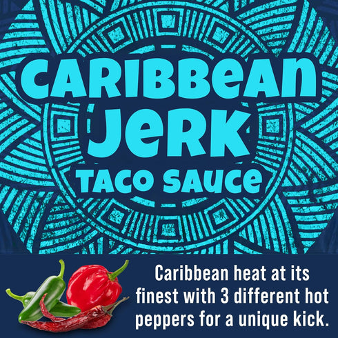 8 Ortega Caribbean Jerk Taco Sauce, Sweet and Spicy Sauce and Marinade, Ounce