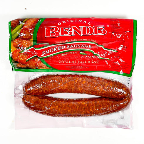 Bende Original Hungarian Brand Smoked Sausage Gyulai Kolbsz 5 Pack