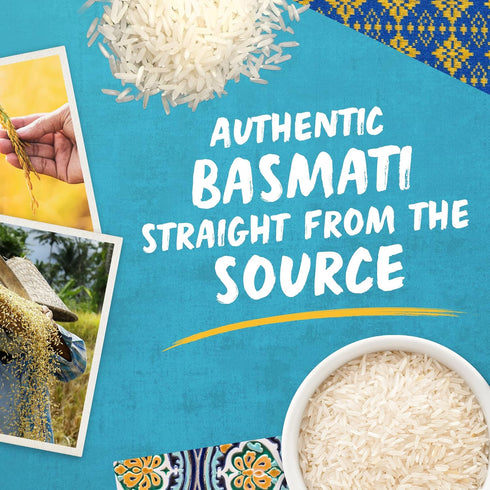 10-Pound Tilda Pure Basmati Rice, Premium Aromatic and Authentic Rice, Large Resealable Bag, Bag,White