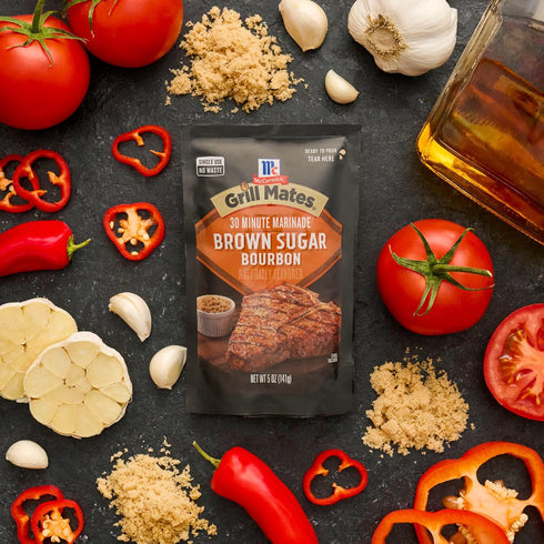 30 5 oz McCormick Grill Mates Brown Sugar Bourbon Minute Marinade