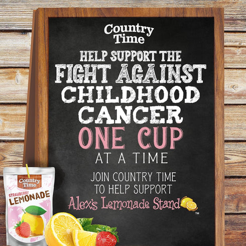 Country 40 Pack, 4 10 Time Strawberry Lemonade Ready to Drink Flavored Drink Pouches, ct Boxes of Drink Pouches