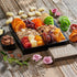 Package, 12 Dried Fruit & Nuts Gift Basket Arrangement Platter, Gourmet Food Snack Box, Gift Basket, Birthday Care