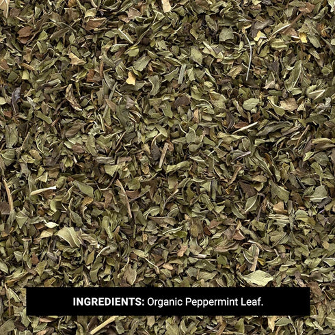 16 (Pack 1) Frontier Co-op Organic Peppermint Leaf, Cut and Sifted - Sustainably Grown - Kosher | Ounce