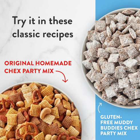 12 oz Rice Chex Gluten Free Breakfast Cereal, Homemade Chex Mix Ingredient
