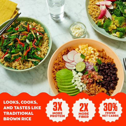 7oz Banza Plain Rice - High Protein, Gluten Free