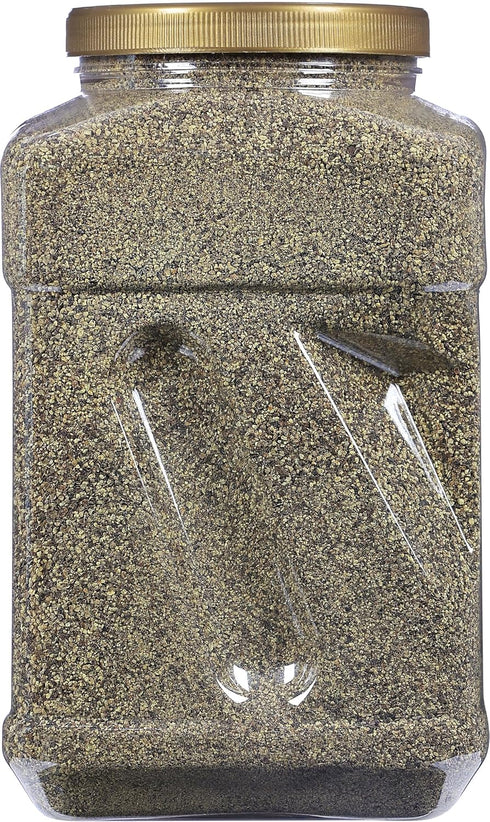 28 80oz (5lbs) 2.27kg Rani Black Pepper Coarse Ground Mesh (Table Grind) Bulk PET Jar ~ All Natural | Vegan | Gluten