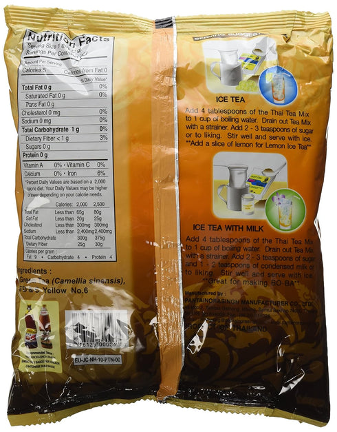 Pantai Norasingh. 16-Ounce (Pack 4) Pantainorasingh Thai Tea Mix, Bags