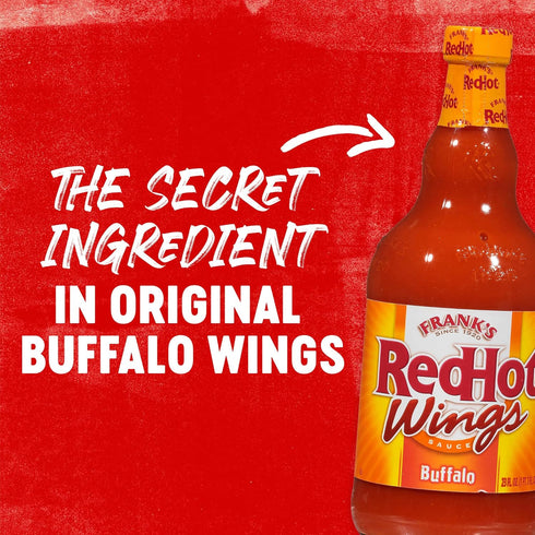 23 oz (Pack 6) Frank's RedHot Buffalo Wings Hot Sauce, fl