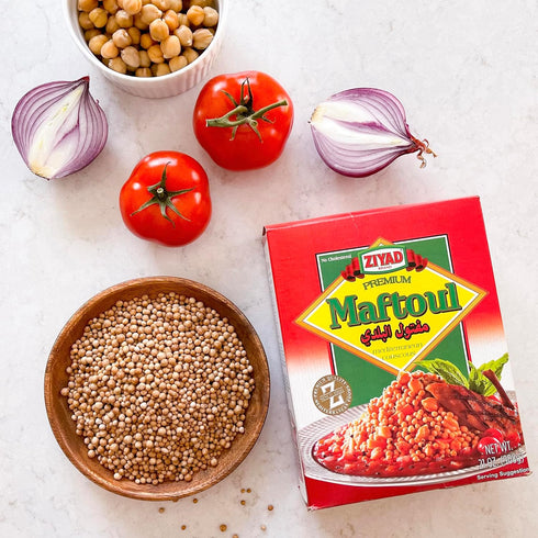 Authentic Maftoul Mograbia Couscous - Traditional Grain