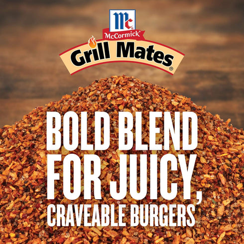 McCormick Grill Mates Hamburger Seasoning, 24 oz - One 24 Ounce Container of Hamburger Seasoning Mix with Bold Blend of Ground Peppers, Onion and Savory Garlic