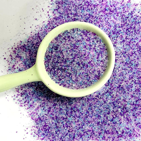 142g/ 5.01oz Rimming Edible Mermaid Sanding Sugar Sprinkles Sparkling Pastel Sugar Crystals for cake decorating