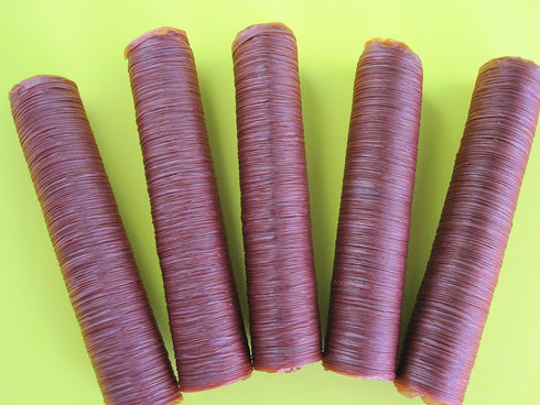 Smokehouse Chef 45 lbs 17 mm TEN strands for approx of snack sausage. Slim Collagen snack sausage casing. EASY TO USE.