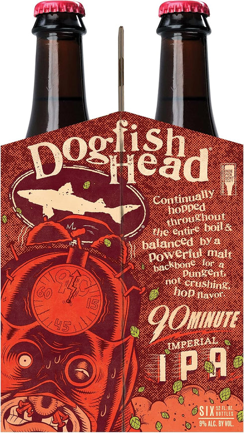 Dogfish Head 90 6pk, 12 Oz Brewery, IPA Minute, Fl