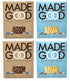 Made Good Organic Crispy Squares Variety Pack of 4 - Vanilla and