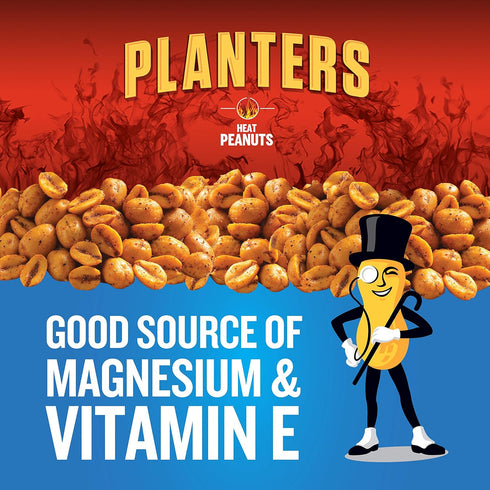 Planters 1.75 (Pack 18) Heat Peanuts, Ounce
