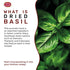 Spicy World 7oz (200g) Dried Basil Leaves - Natural, Non-GMO, Vegan, Ayurveda Herb - by