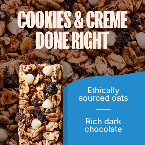 (36 Count, 0.85oz MadeGood Cookies & Creme Granola Bars Each) Contain Nutrients from Vegetables, Gluten Free
