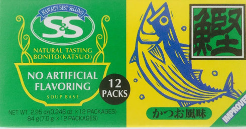 Natural Bonito Katsuo Instant Soup Base, 2 Boxes Made in Japan
