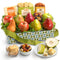 A Gift Inside Classic Fresh Fruit Basket Gift with Crackers, Cheese and Nuts for Holiday, Thank You, Birthday, Get