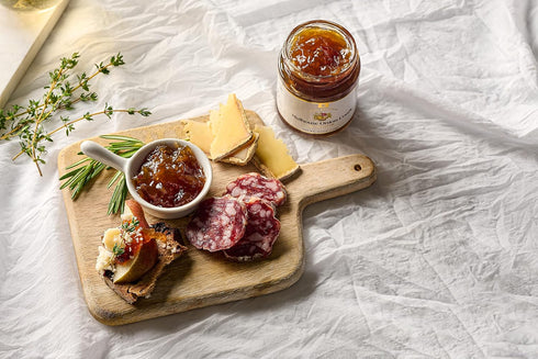 6.35oz Gourmanity Mulhouse Onion Jam, Sweet & Savoury Taste, Serve with Burgers, Grilled Meat and Fish, All Natural