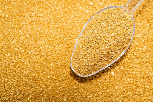 Sweet Evas SHIMMER METALLIC SPARKLING GOLD SUGAR CRYSTALS-Dairy Free,Gluten Free,Egg Free,Vegan,Soy Free,Nuts