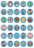30 x Edible Cupcake Toppers, Classic Story Themed Collection of Uncut Edible Cake Decorations on Wafer Sheet