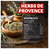 Eastanbul Herbs De Provence Seasoning, 2.3oz Natural Spice Blend from France, Perfect for Grills, Roasts, Stews & Soups