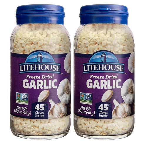 Litehouse Freeze Dried Garlic - Garlic, Substitute for Fresh Garlic & Minced