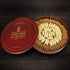 1860, 100% 1.65Lbs Zalatimo Sweets Since All-Natural Sesame & Butter Shortbread Cookies, Round Gift Tin, Slightly Sweet