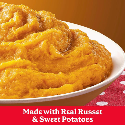 4.5 oz (Pack 8) Betty Crocker Sweet Potato Mashed Potatoes, Made with Real Potatoes