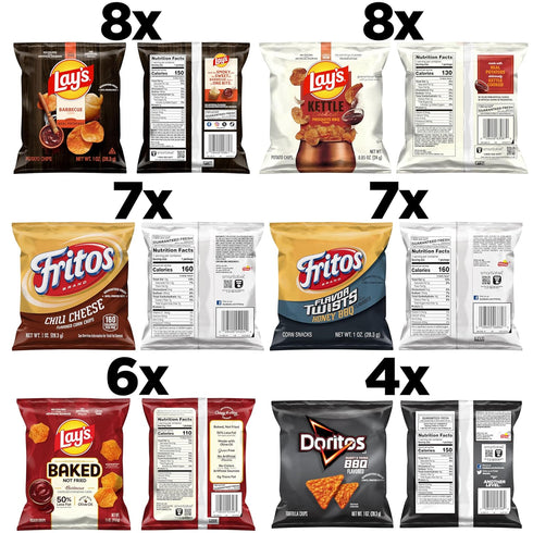 Pack, 3.46 (Pack 40) Frito Lay Backyard Barbecue Mix Variety Pounds