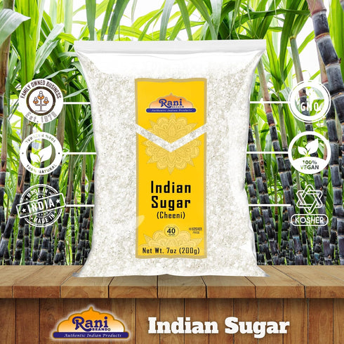 7oz (200g) Rani Indian Sugar Khand (Khandsari) ~ All Natural | Gluten Friendly | Vegan | NON-GMO | Kosher | Indian